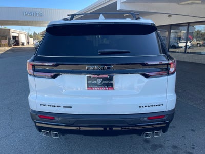 2026 GMC Acadia Elevation