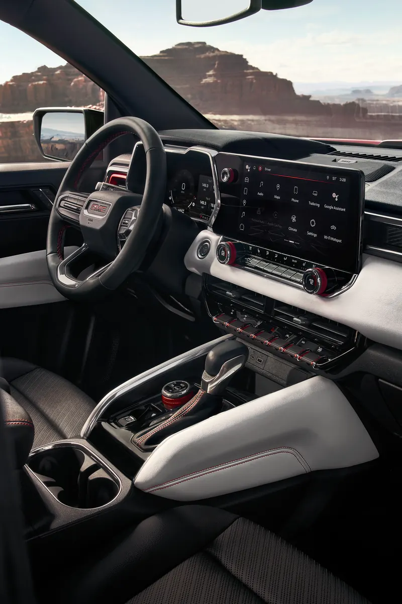 2026 GMC Canyon infotainment system at Taylor Motors in Redding CA