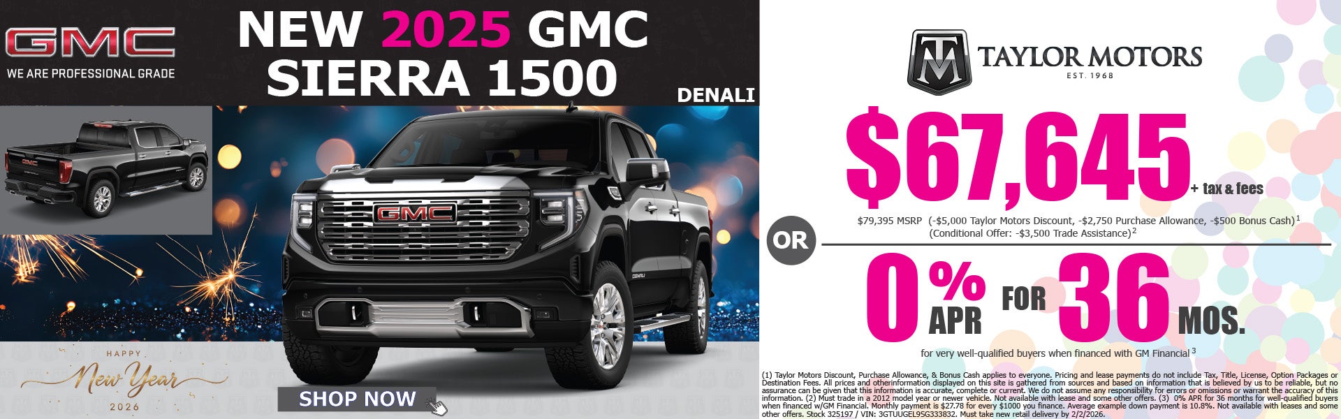 New 2025 GMC Sierra 1500