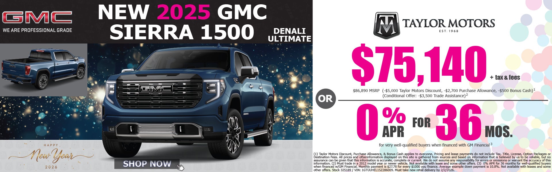 New 2025 GMC Sierra 1500