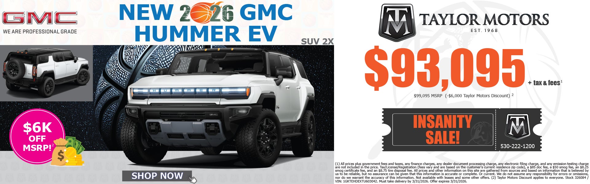 New 2026 GMC Hummer EV